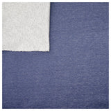 Baumwolljersey Uni Jeansoptik