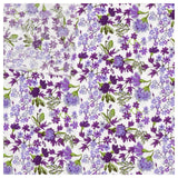 Baumwolle Wildblume violett
