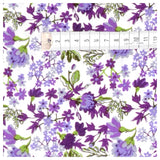 Baumwolle Wildblume violett