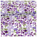 Baumwolle Wildblume violett