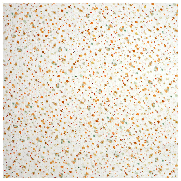 Musselin Baumwolle dots orange und ocker Bio