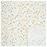 Musselin Baumwolle dots orange und ocker Bio