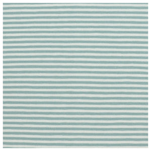 Jersey Streifen grün und weiß 2mm