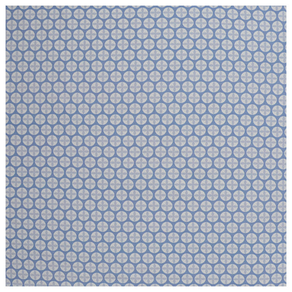 Jersey Muster blau/weiß