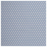 Jersey Muster blau/weiß