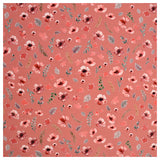 French Terry Digital Blumen altrosa