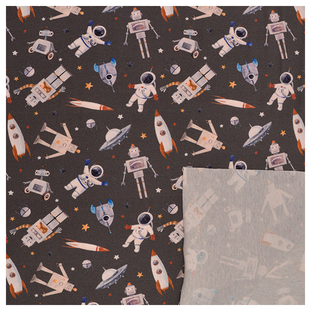 Jersey Digital Weltall grau