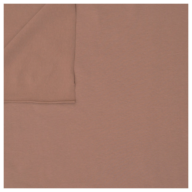 Baumwolljersey uni taupe