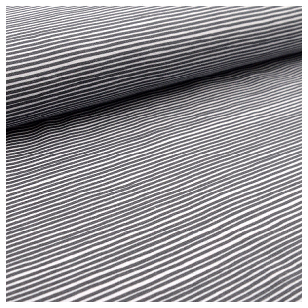 Jersey Streifen digital grau/hellgrau unregelmäßig