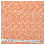 Jersey kleines Muster orange BIO