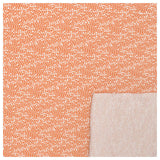 Jersey kleines Muster orange BIO