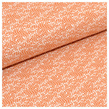 Jersey kleines Muster orange BIO