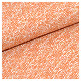 Jersey kleines Muster orange BIO