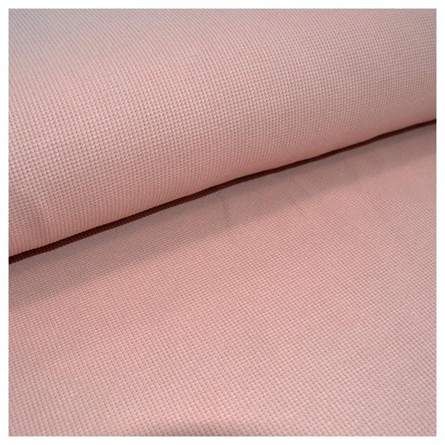 Waffelstoff Jersey Rose quartz