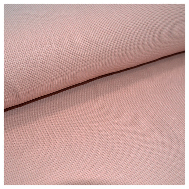 Waffelstoff Jersey Rose quartz