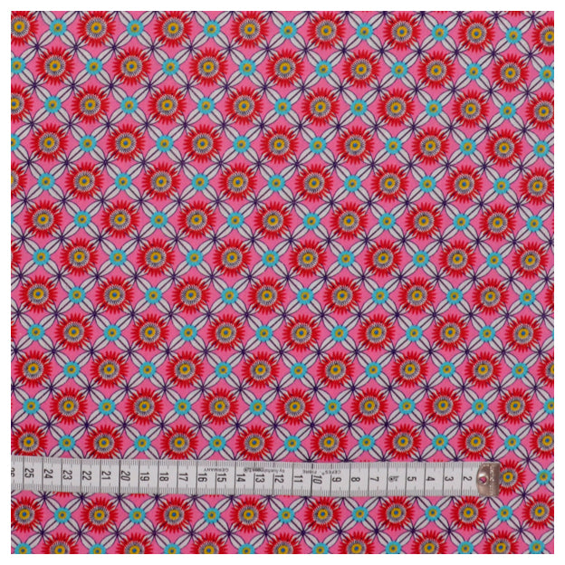 Baumwolle Fabulous Flowers pink