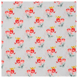 Baumwolle Charming Roses grau