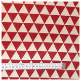 Canvas Dreiecke bordeaux