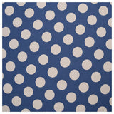 Jersey Punkte jeansblau 25mm