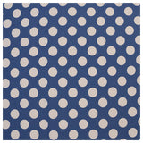 Jersey Punkte jeansblau 25mm