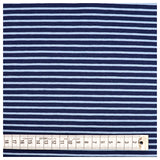 Jersey Streifen hellblau/dunkelblau 5mm