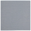 Jersey Streifen stahlblau und weiß
