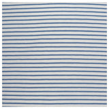 Jersey Streifen stahlblau und weiß