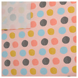 Jersey punkte rosa/bunt