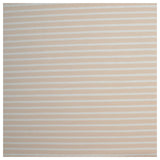 Jersey Streifen sand und weiß 5mm