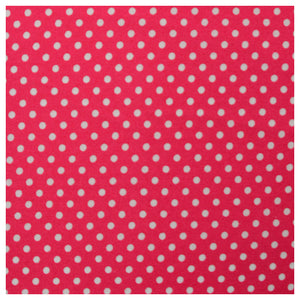 Baumwolle Tupfen pink/weiß 2mm