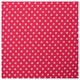 Baumwolle Tupfen pink/weiß 2mm