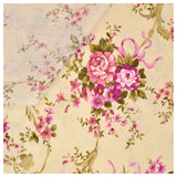 Canvas Blumenbouquet rosa