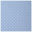 Baumwolle mini Tupfen hellblau und weiß