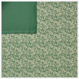 75cm Baumwollsatin Ornamente Muster grün/grau