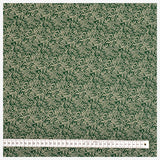 75cm Baumwollsatin Ornamente Muster grün/grau