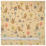 Jersey Tiere beige