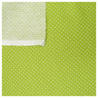 Baumwolle mini Tupfen hellgrün/weiß