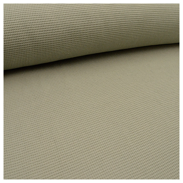 Waffelpiqué altgrün fein