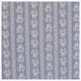 Baumwollstoff Satin Blume grau/weiß