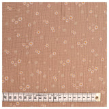 Musselin Baumwolle Blümchen sand