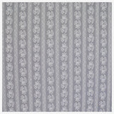 Baumwollstoff Satin Blume grau/weiß