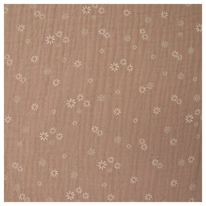 Musselin Baumwolle Blümchen sand
