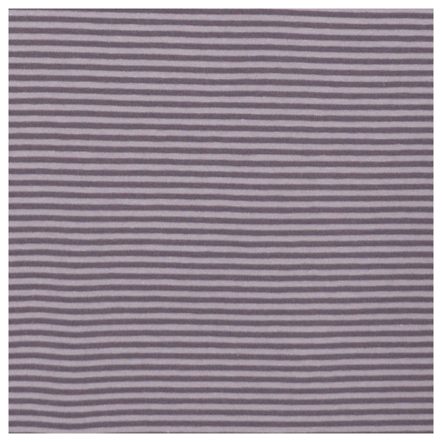 Jersey Streifen grau und hellgrau 2mm