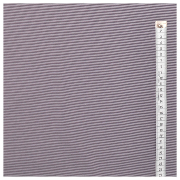 Jersey Streifen grau und hellgrau 2mm