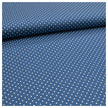 Baumwolle mini Tupfen indigo und weiß