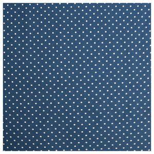 Baumwolle mini Tupfen indigo und weiß