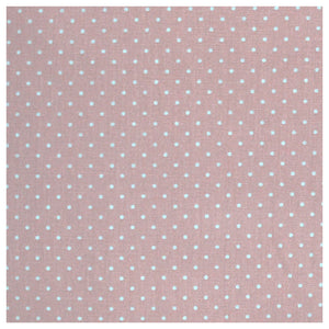 Baumwolle mini Tupfen rosa und weiß