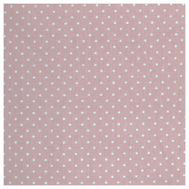 Baumwolle mini Tupfen rosa und weiß