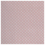 Baumwolle mini Tupfen rosa und weiß