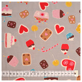 Jersey Lebkuchen grau